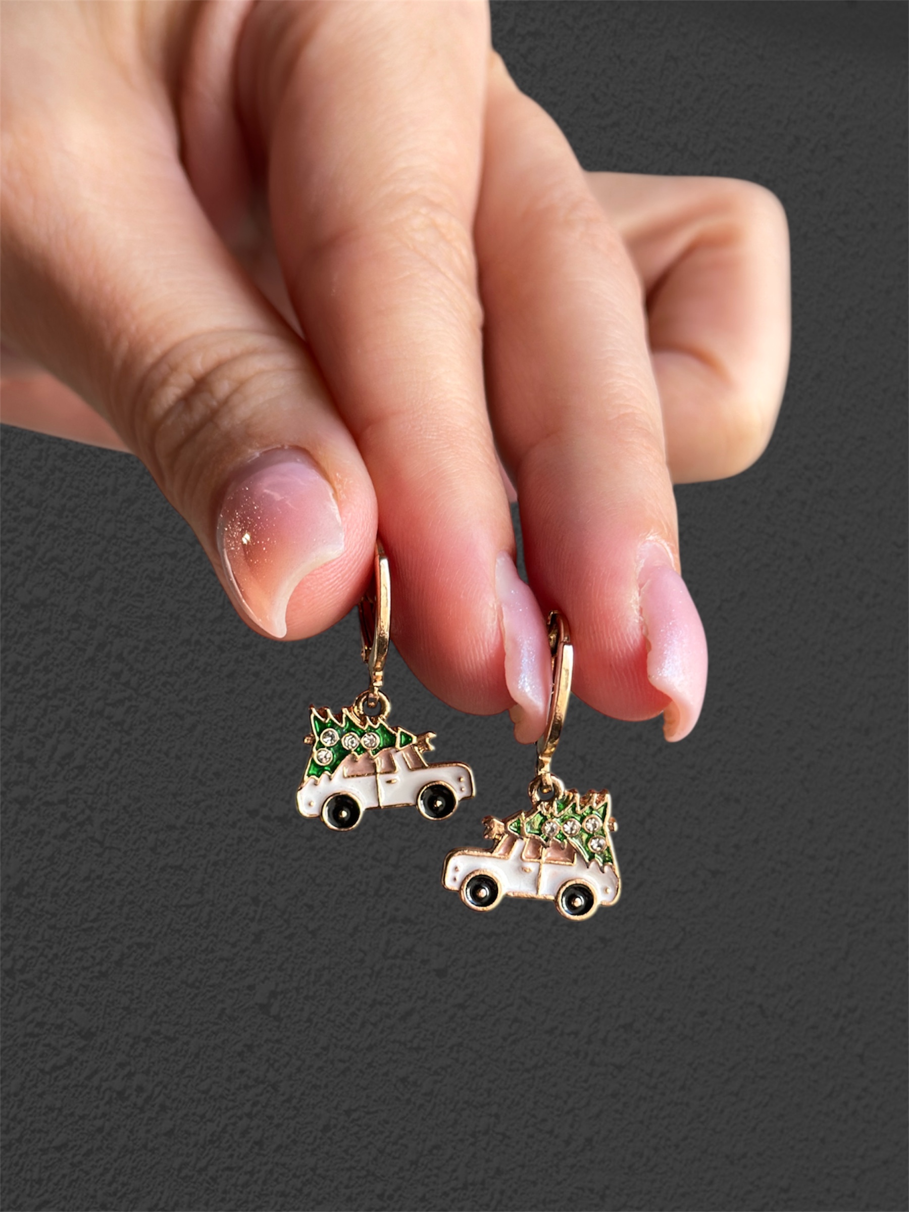 گوشواره ماشین کریسمس