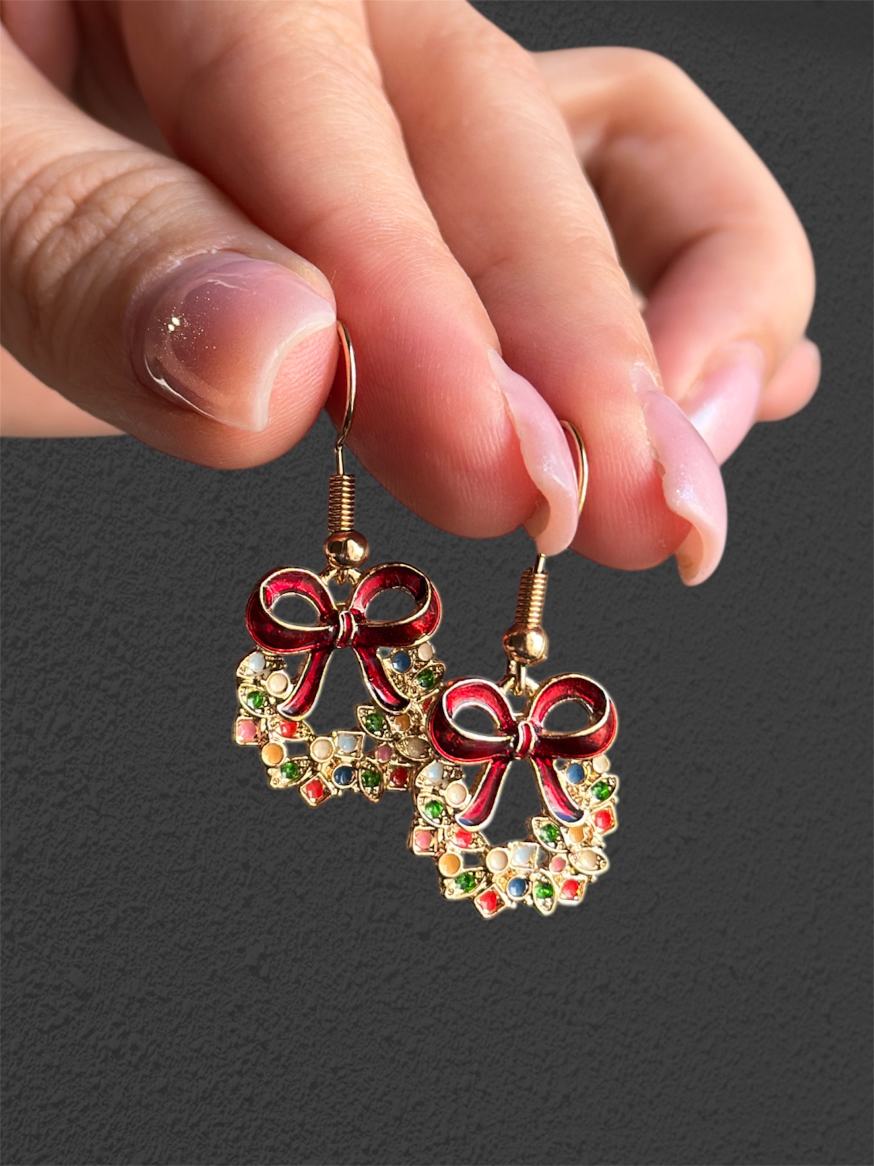 گوشواره حلقه پاپیون